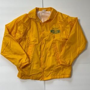Quinn XCII ‘From Michigan with Love’ 2019 Tour Yellow Rain Jacket - Small